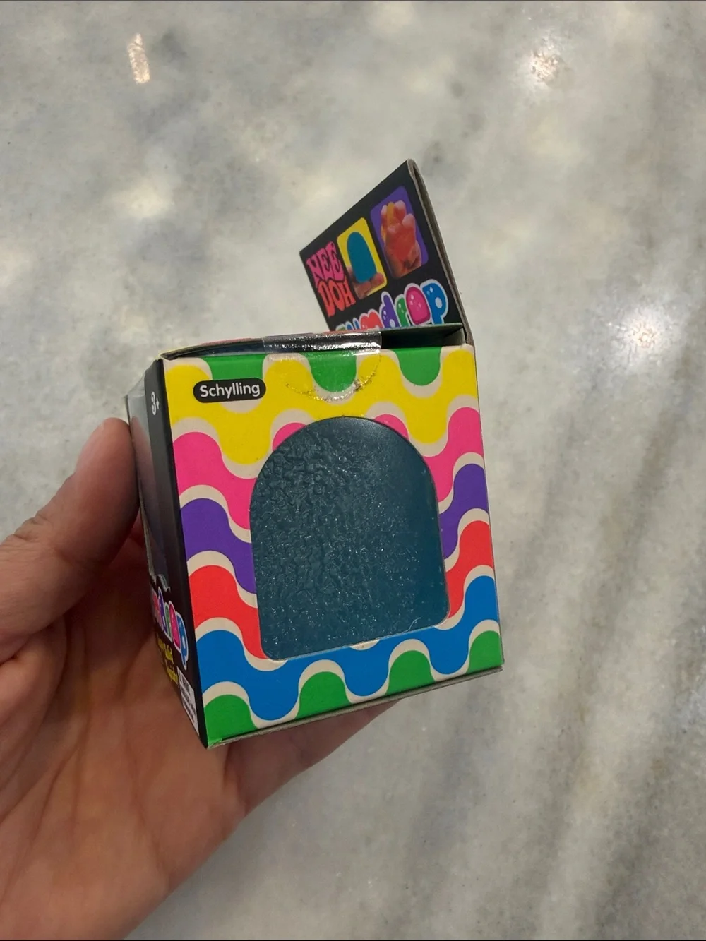 Needoh Gumdrop Super Solid Squish! Kids Sensory Toy - Blue